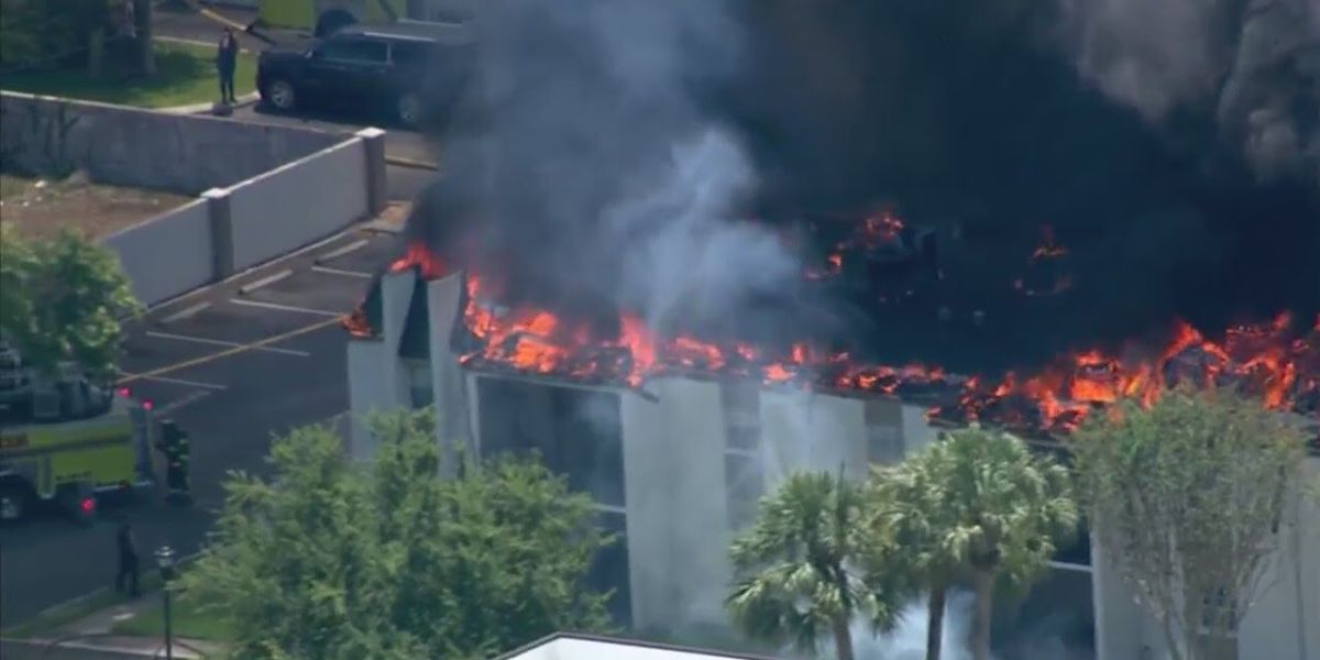 VIDEO Massive Fire Tears Through Brandon Condo Complex, 16 Units Lost And Big Loss There